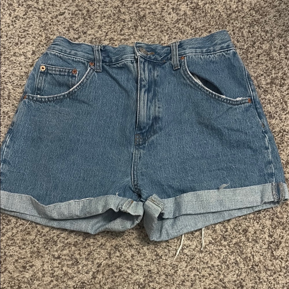 Urban Outfitters Blue Jean Shorts High-Waisted Vintage